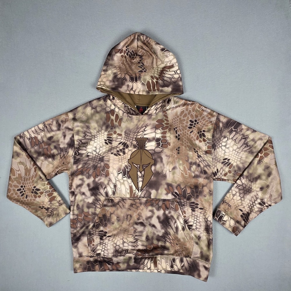 Kryptek Hoodie Mens Medium Highlander Camo Pullover Tactical Hunting Outdoors